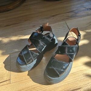 Black GANNI Sandals